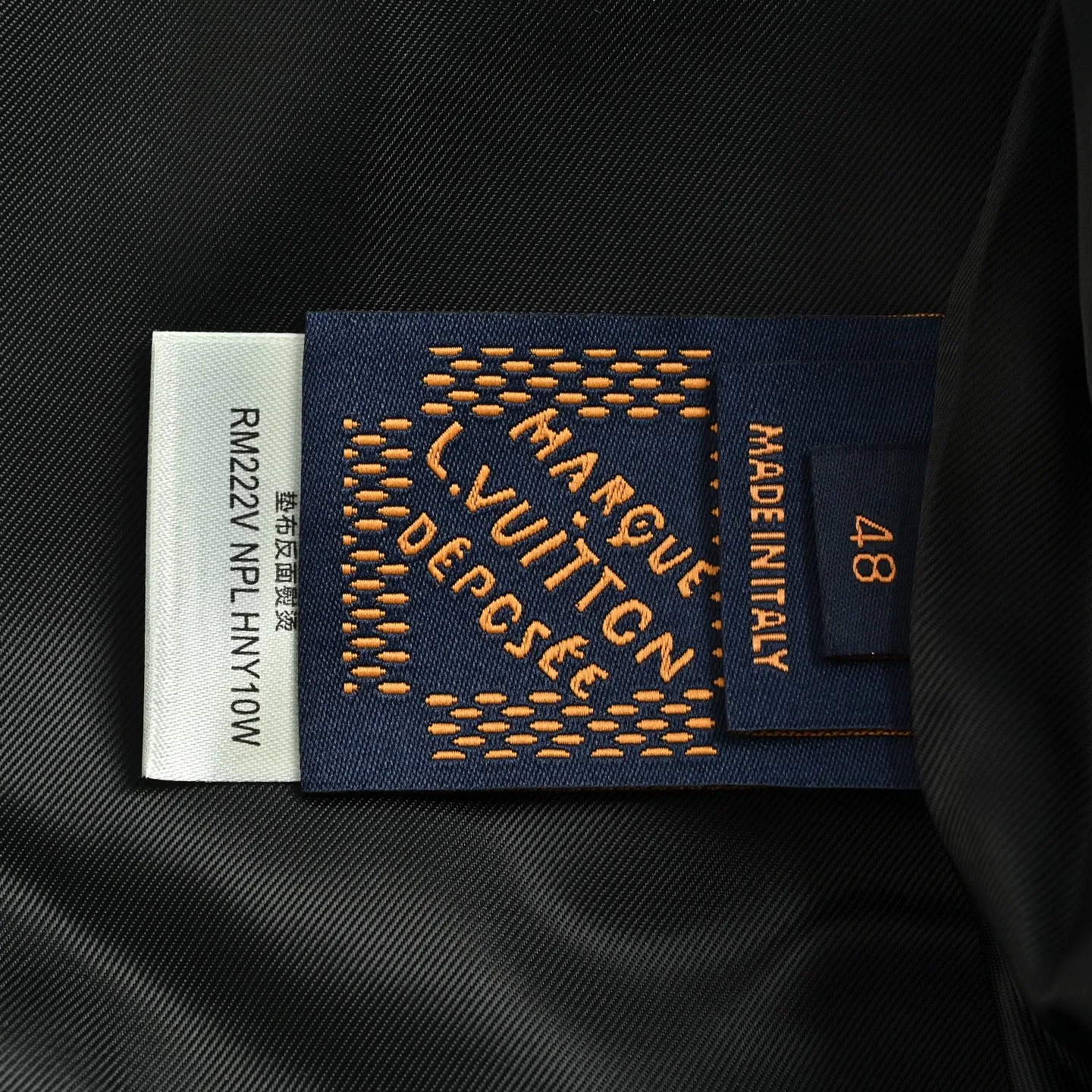 Louis Vuitton/Louis Vuitton letter embroidered patchwork baseball jacket